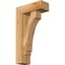 Ekena Millwork Imperial Block Rough Sawn Bracket w/ Offset Brace, Western Red Cedar, 6"W x 16"D x 28"H BKT0604X16X28IMP05RWR - alternate 1